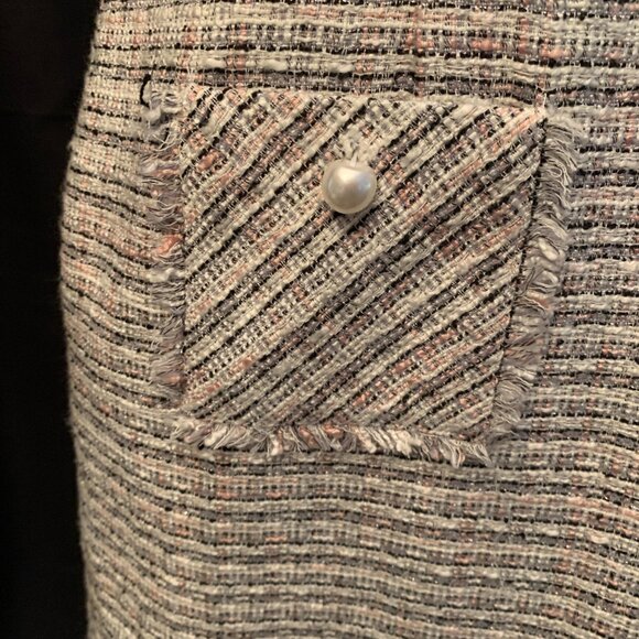 ❤️HP❤️🌟Karl Lagerfeld-Paris Tweed dress (SZ 4) - Picture 4 of 11